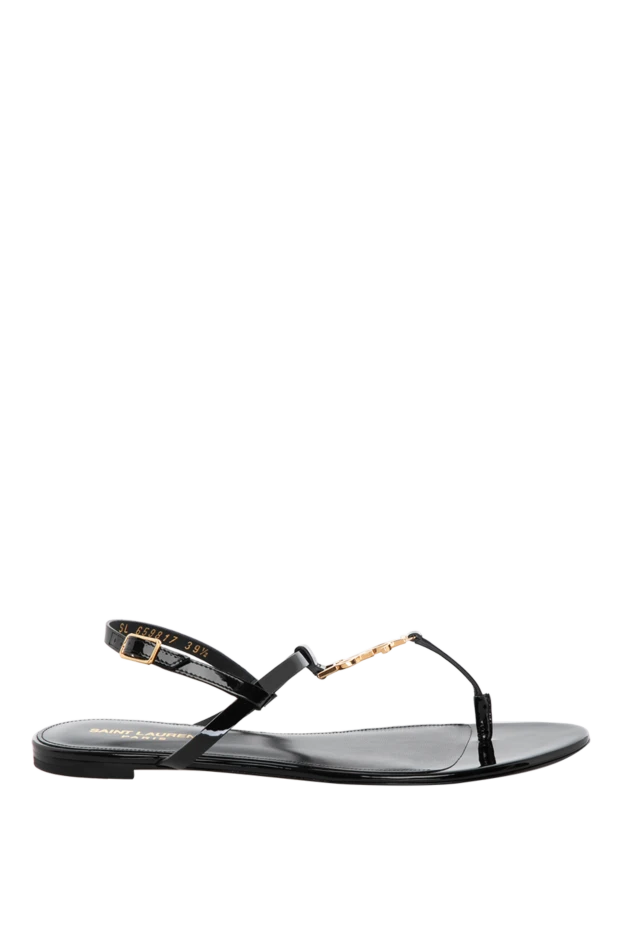 Saint Laurent woman black women's sandals made of genuine leather buy with prices and photos 180792 - photo 1