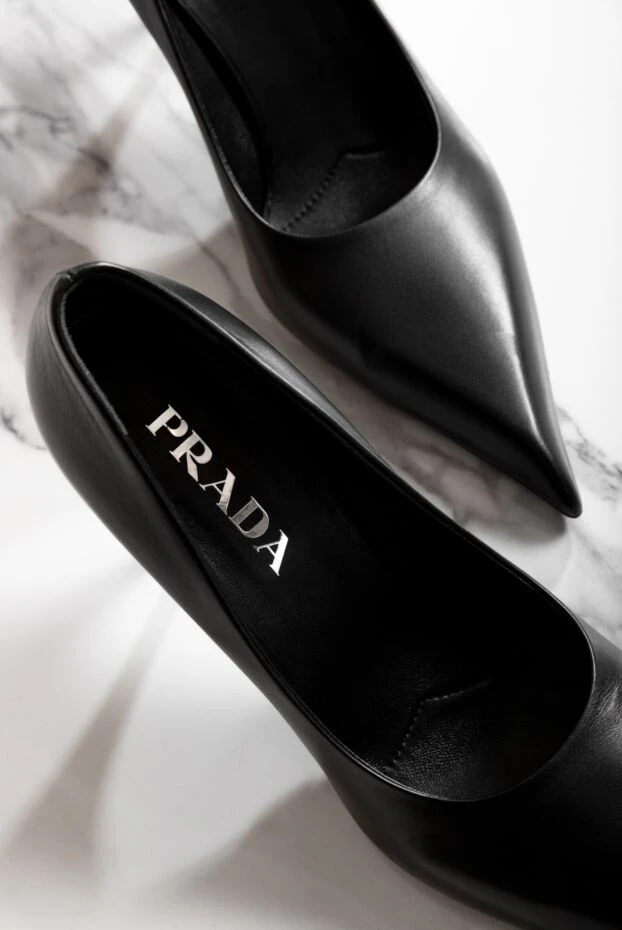 Prada women's heels made of genuine leather 180805 - photo 2
