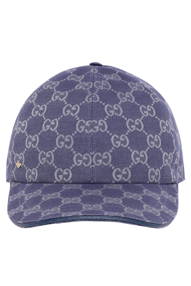 Gucci women's blue cap made of cotton 180820 - photo 1