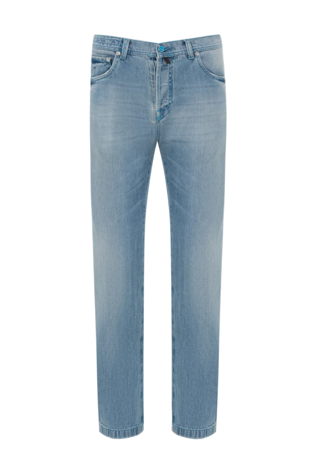 Kiton men's classic blue cotton jeans 180840 - photo 1