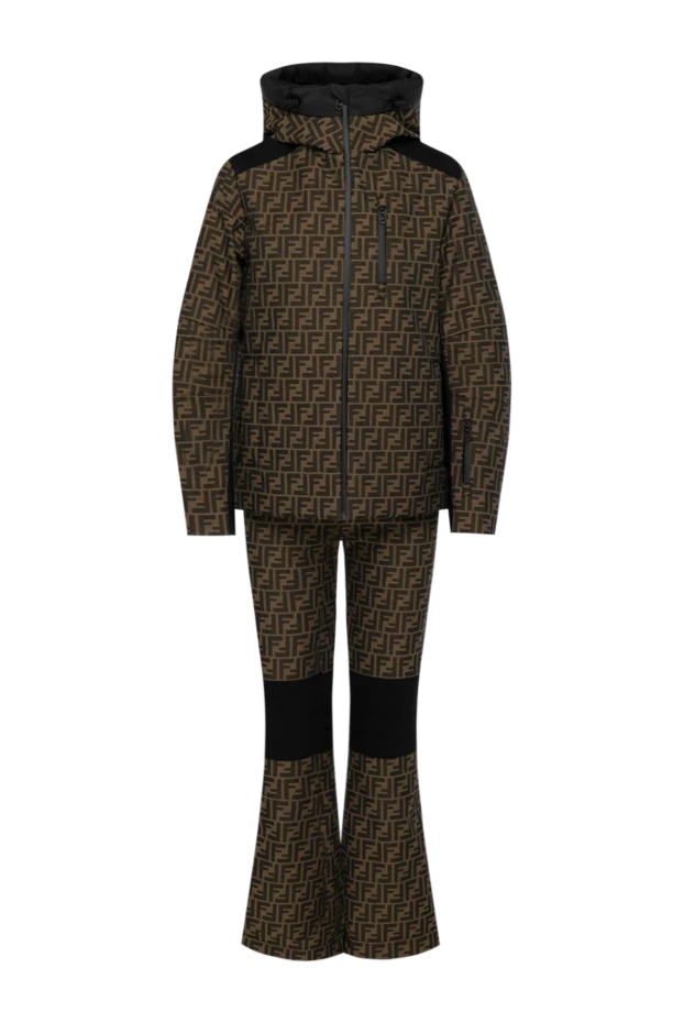 Fendi women's suit with trousers brown with a hood 180844 - photo 1