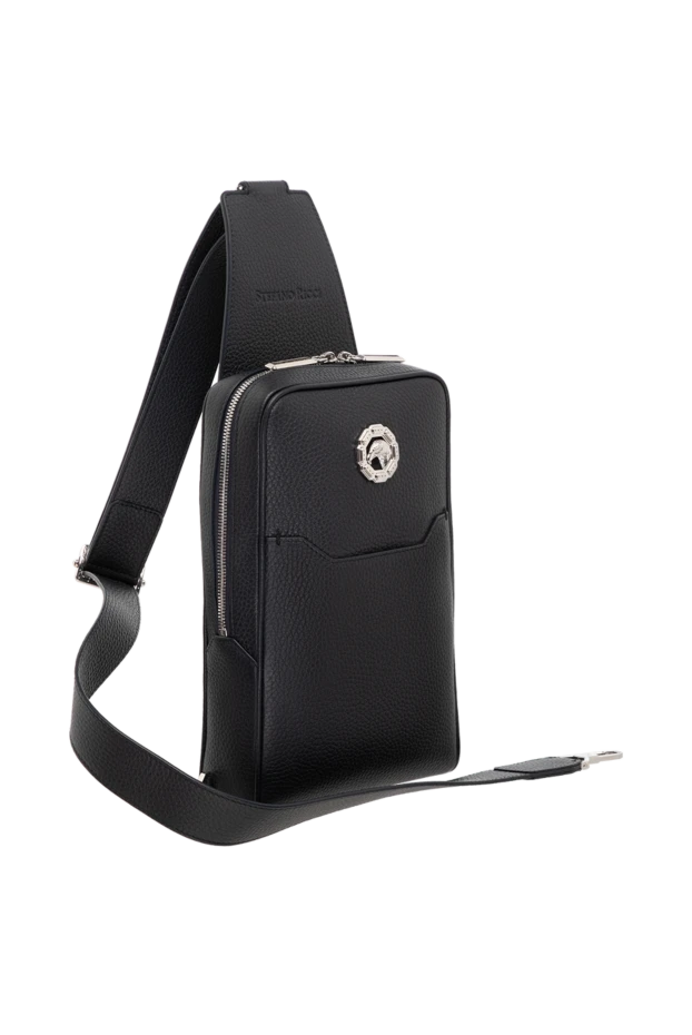 Stefano Ricci one shoulder backpack made of genuine leather blue 180875 - photo 3