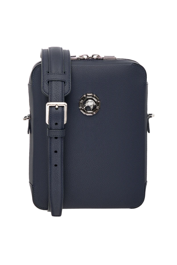 Stefano Ricci men's blue calfskin crossbody bag 180884 - photo 1