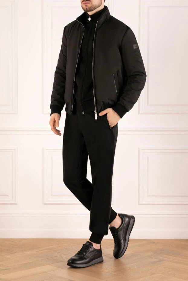 Stefano Ricci men's black jacket with stand-up collar 180886 - photo 2