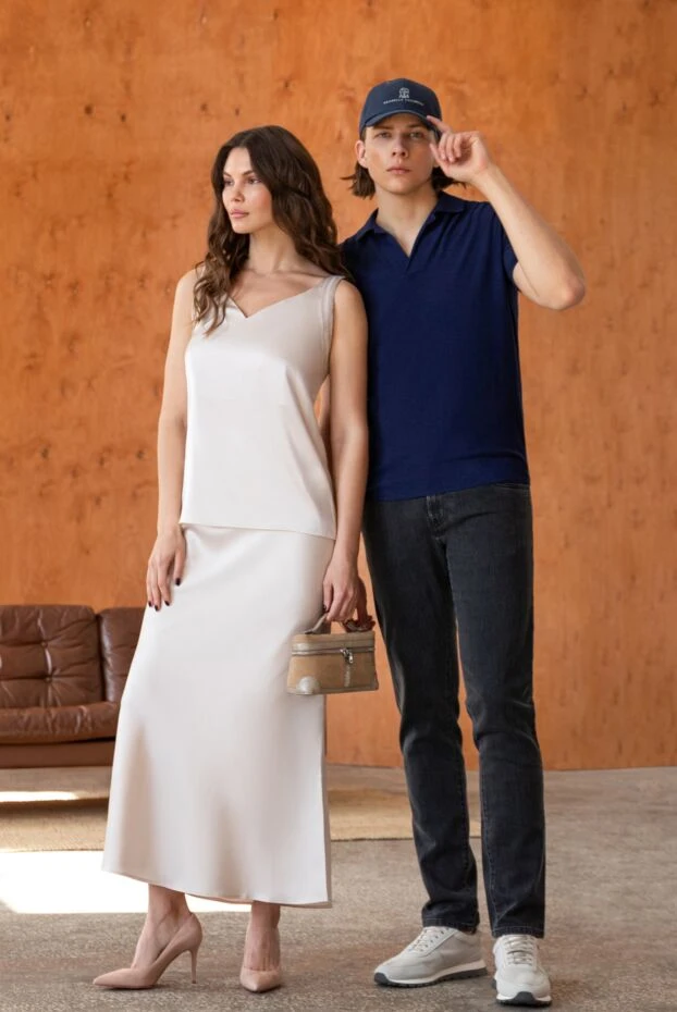 Чоловічі джинси у відтінку графіт з патчем зі шкіри крокодила. - фото 2