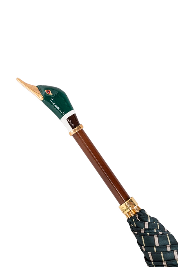 Pasotti зонт с головой дикой утки зеленый мужской 180900 - фото 3