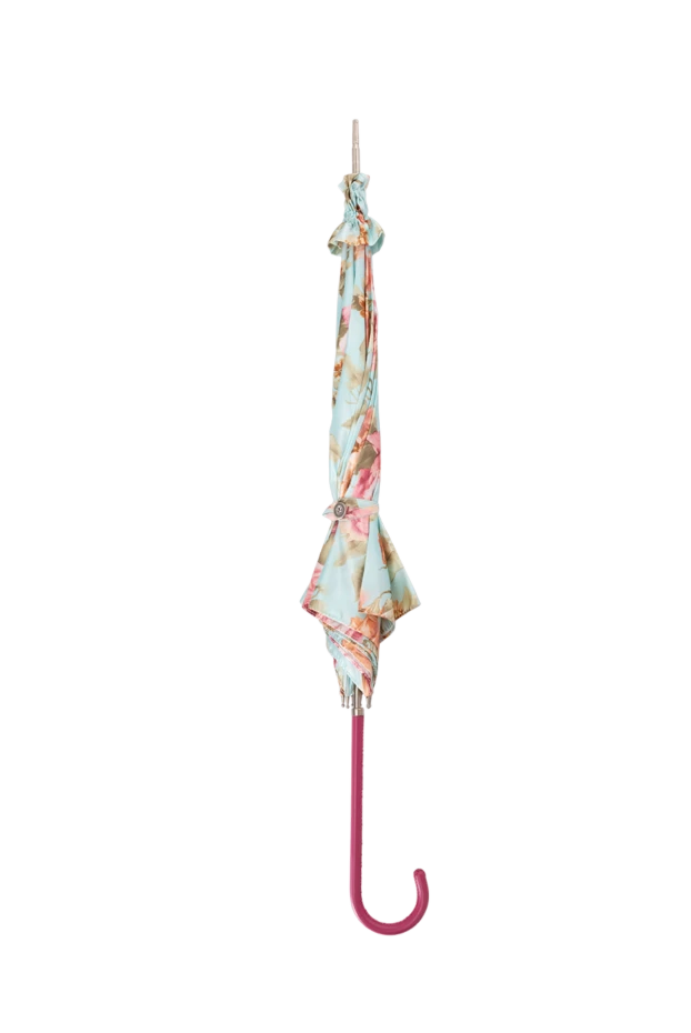 Women's umbrella blue with pink handle