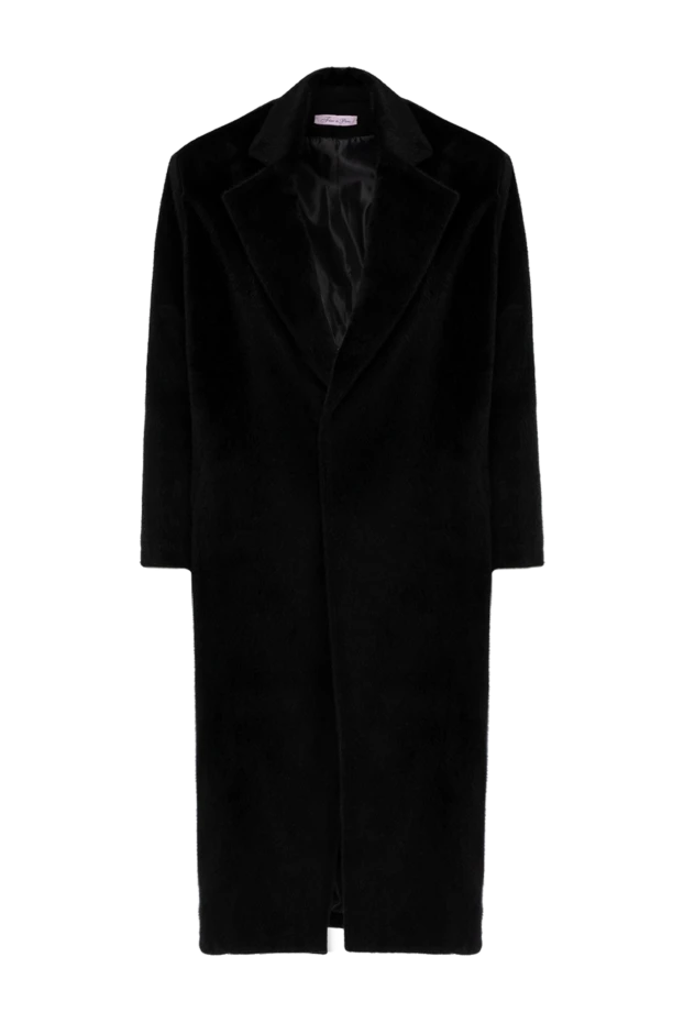 Women's black long coat