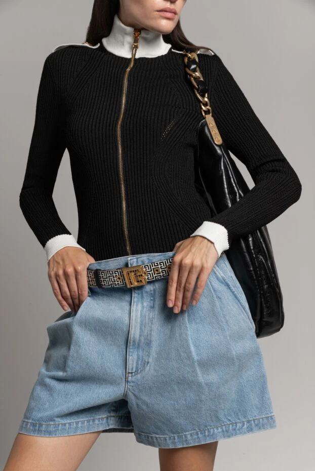 Citizens of Humanity шорти джинсові блакитні жіночі із защипами 181069 - фото 2