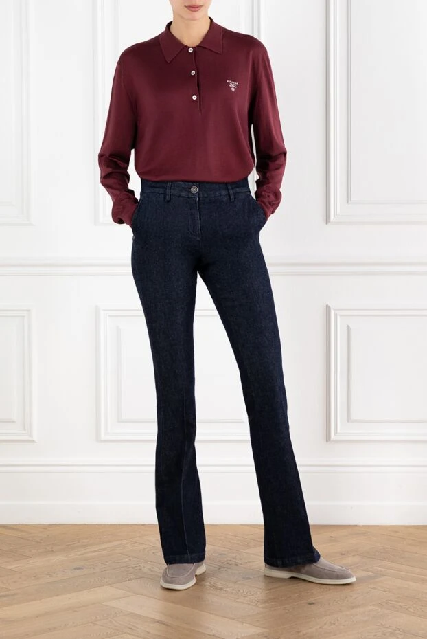 Jacob Cohen women's flared jeans in dark blue 181125 - photo 2