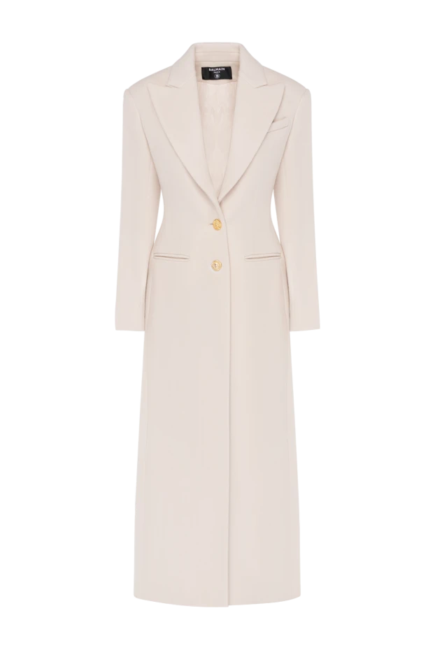 Balmain women's stylish beige coat 181133 - photo 1