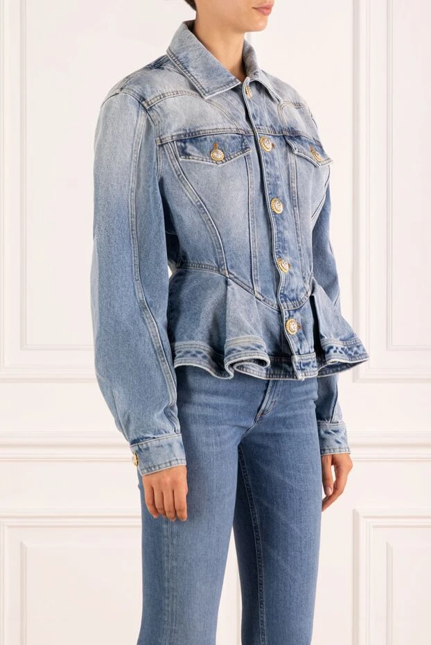 Balmain woman jean jacket buy with prices and photos 181136 - photo 2