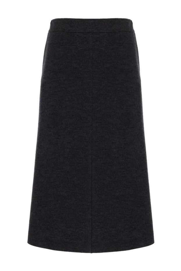 Long cashmere maxi skirt gray - photo 1