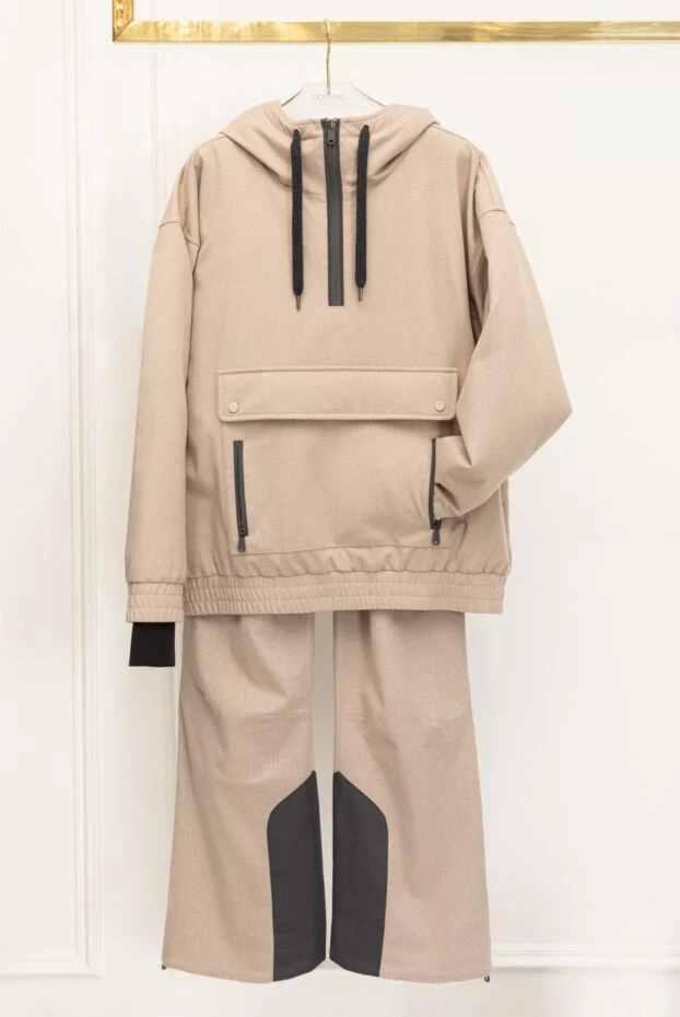 Brunello Cucinelli beige wool flannel ski suit 181171 - photo 3