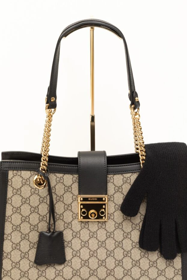 Перчатки длинные женские черные из кашемира - фото 2