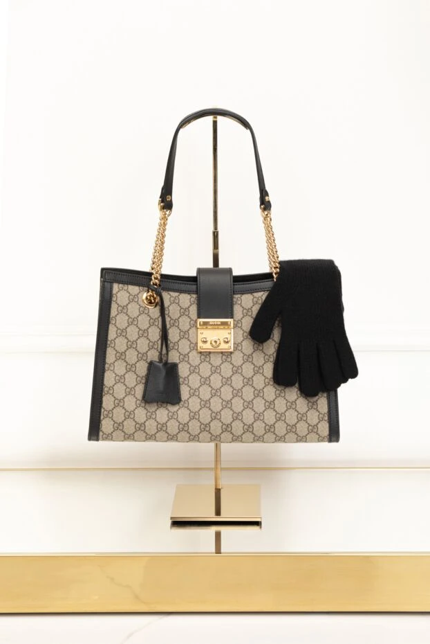 Brunello Cucinelli long gloves for women black cashmere 181224 - photo 3