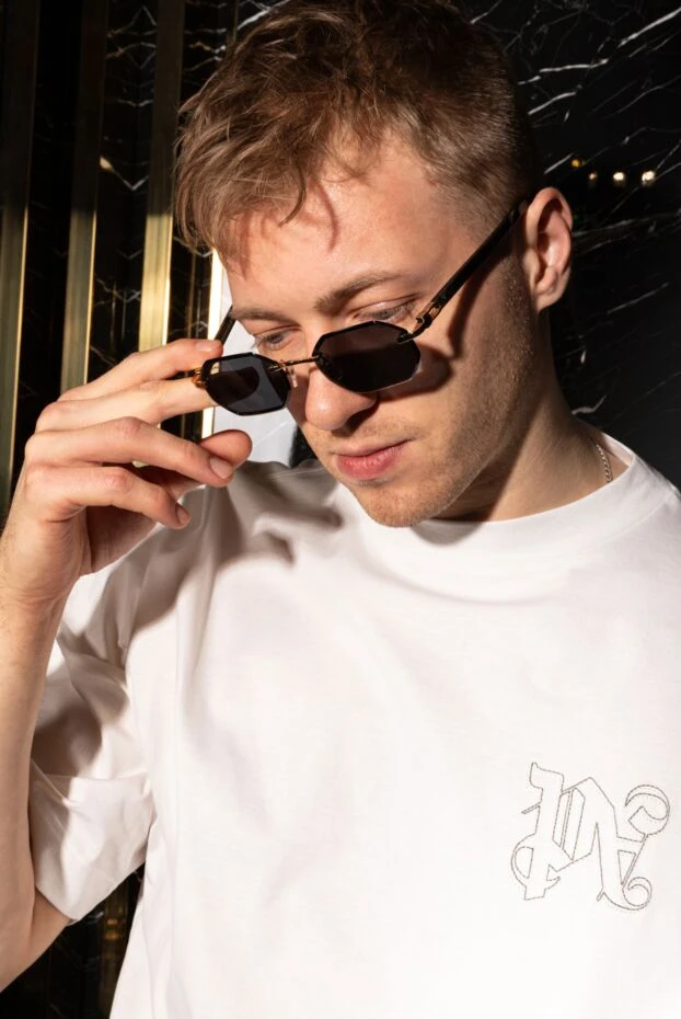 Cartier солнцезащитные мужские очки ромбовидные ромбовидные 181236 - фото 2