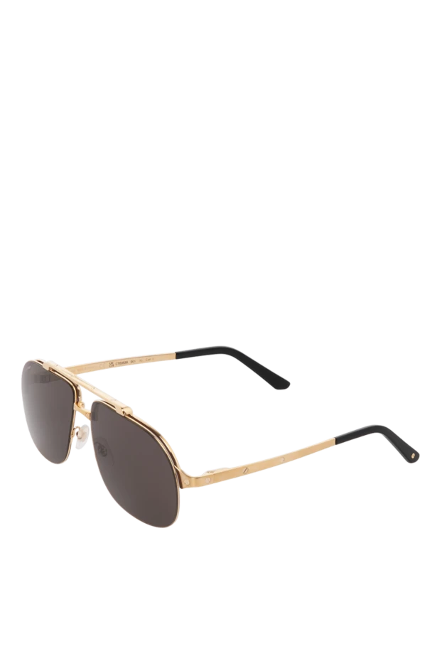 Cartier santos aviator sunglasses for men yellow 181239 - photo 3