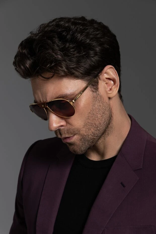 Титанові окуляри пілоти для захисту від сонця Santos - фото 2