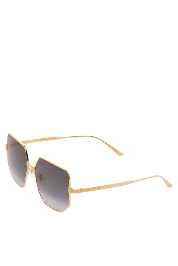 Cartier men's sunglasses with gold frame and gray gradient 181249 - photo 3