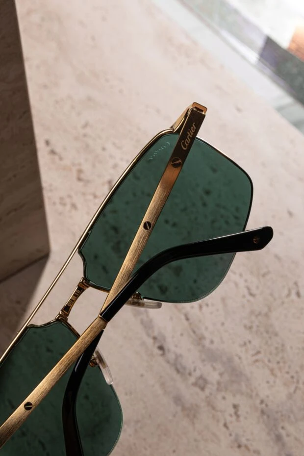 Очки для защиты от солнца с прямоугольными линзами и винтами в стиле Santos - фото 2