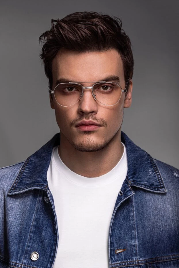 Окуляри чоловічі авіатор із титану - фото 2