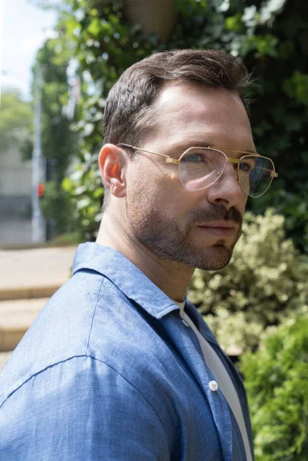 Окуляри пілот чоловічі з титану - фото 2