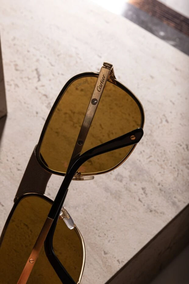 Cartier очки солнцезащитные мужские pilote santos 181259 - фото 2