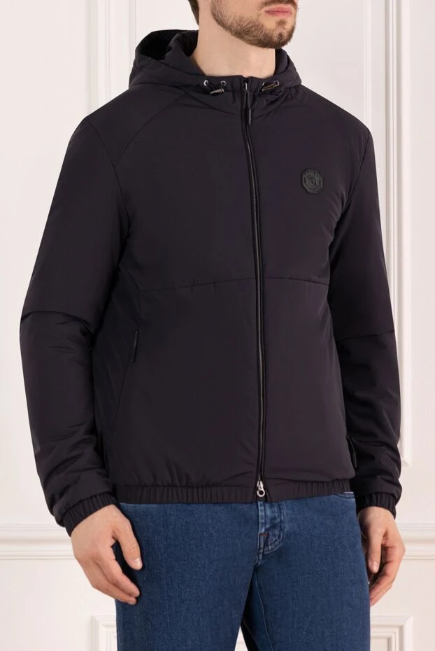 Stefano Ricci men's blue jacket with a hood 184684 - photo 3