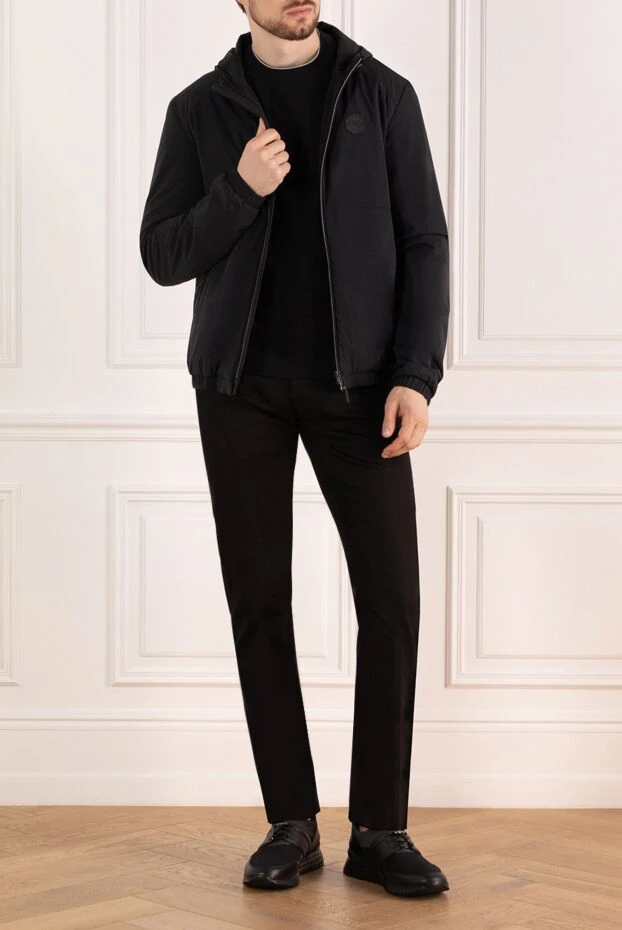 Stefano Ricci jacket for men black with a hood 184685 - photo 2