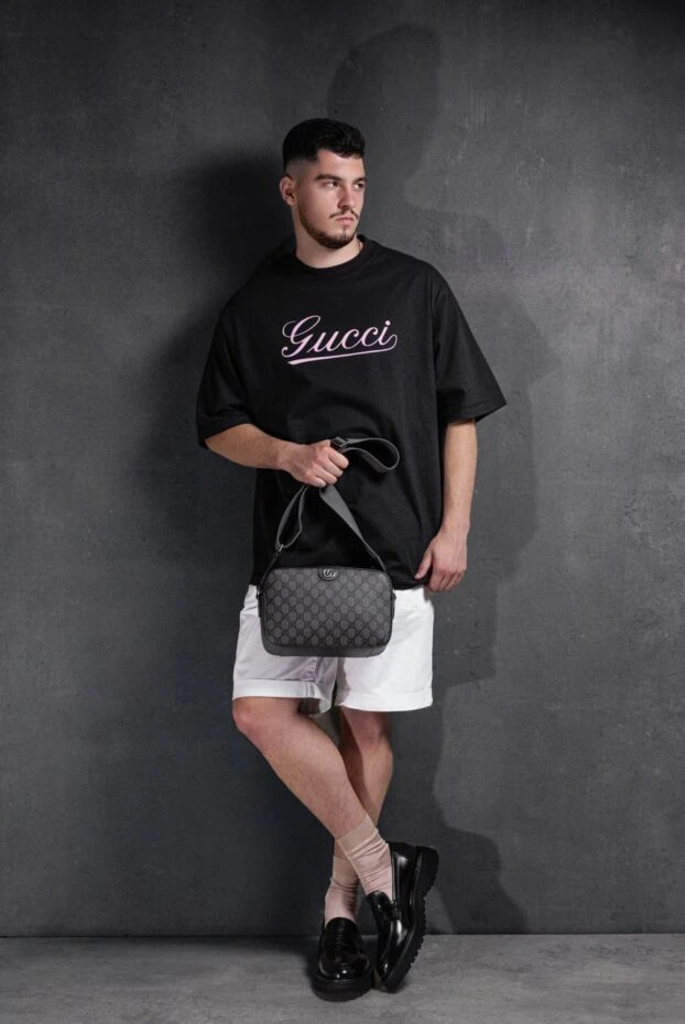 Кожаные пенни-лоферы черные мужские - фото 2