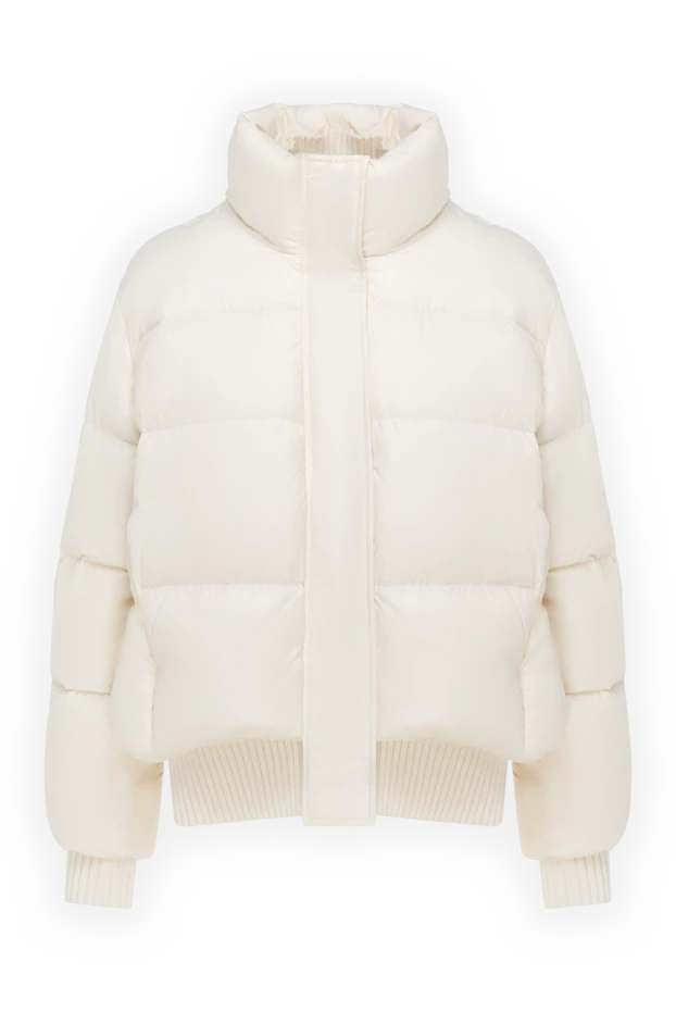 Fleur de Paris women's white down jacket with a high collar 184734 - photo 1