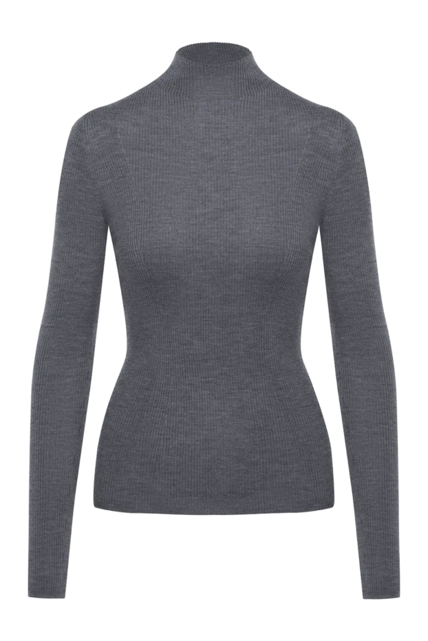 Gray women's cashmere jumper