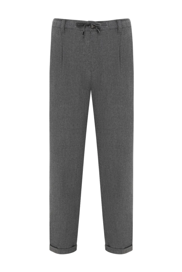 Scissor Scriptor men's gray trousers with pintucks 184778 - photo 1