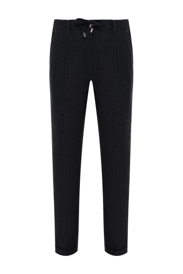 Scissor Scriptor men's gray trousers with pintucks and cuffs 184779 - photo 1