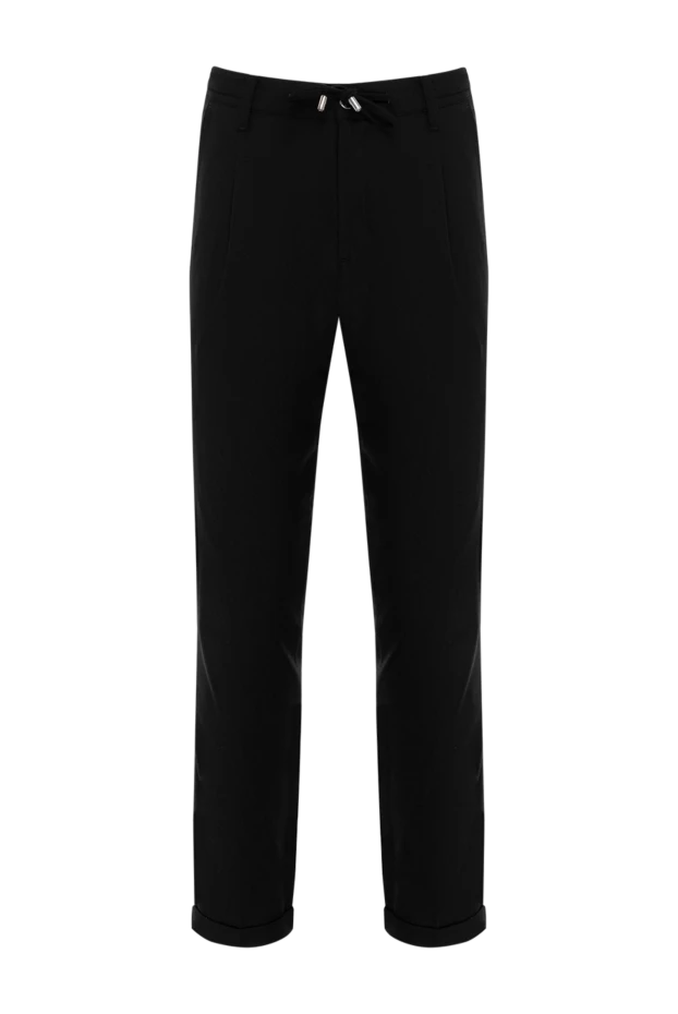 Scissor Scriptor men's black trousers with pintucks and cuffs 184780 - photo 1