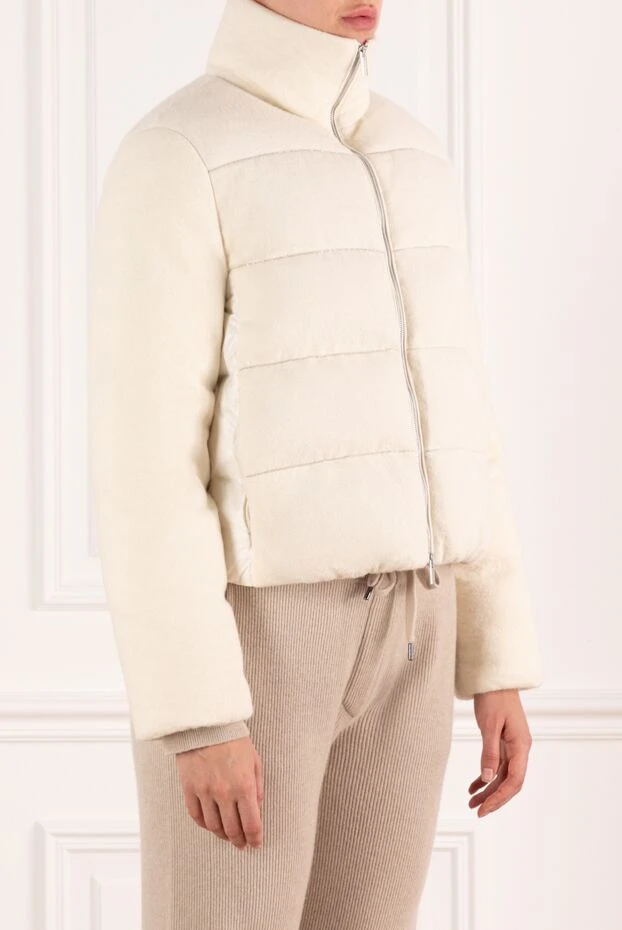 Peserico women's white short jacket 184790 - photo 3