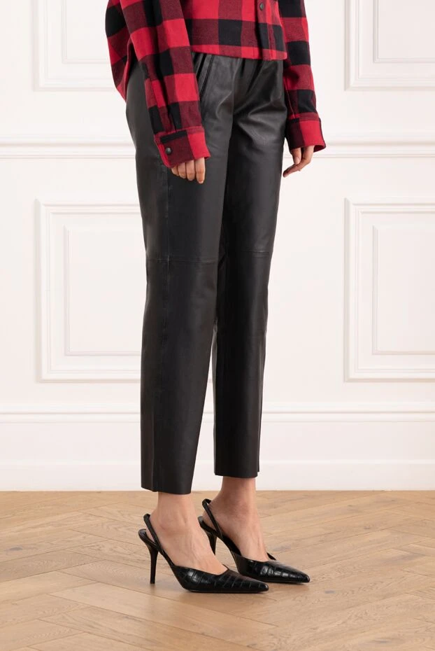 Max&Moi woman leather trousers 184793 - photo 3