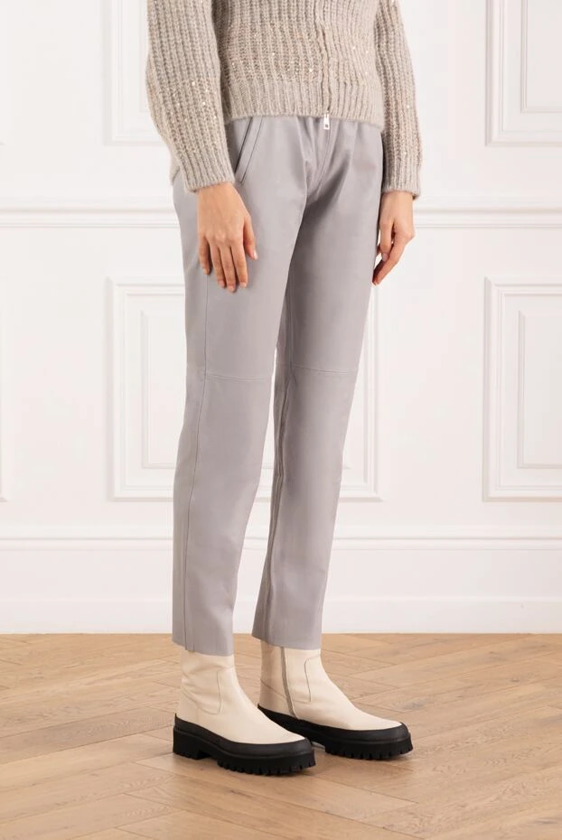 Max&Moi woman leather trousers 184793 - photo 3