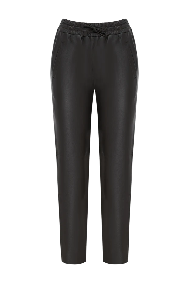 Leather pants for women black