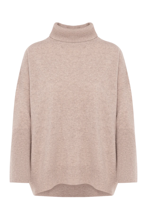 Women's beige cashmere golf