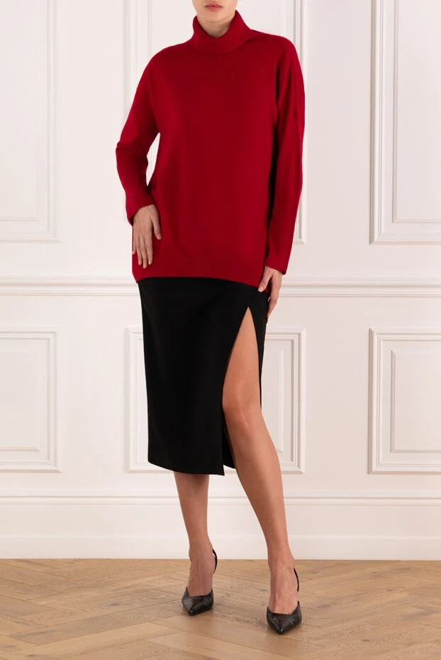 Max&Moi cashmere red golf for women 184808 - photo 2