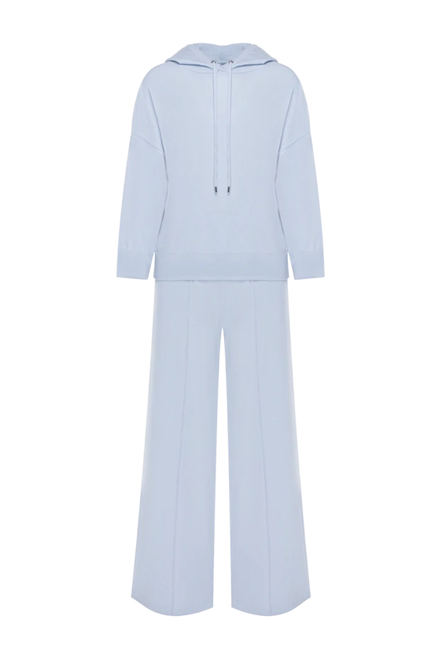 Max&Moi women's blue sports suit made of cashmere and wool 184816 - photo 1