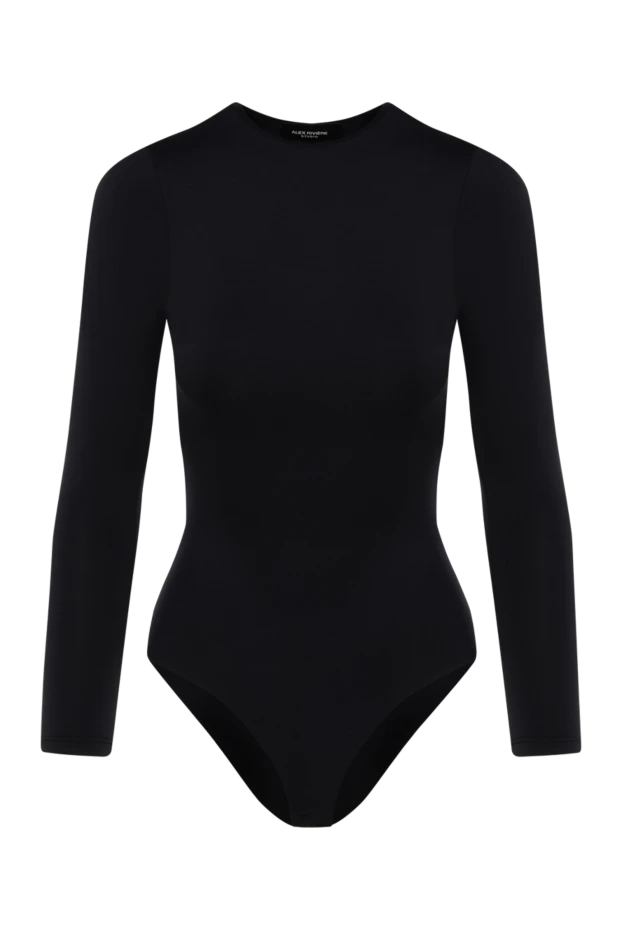 Bodysuit Bianca black with long sleeves