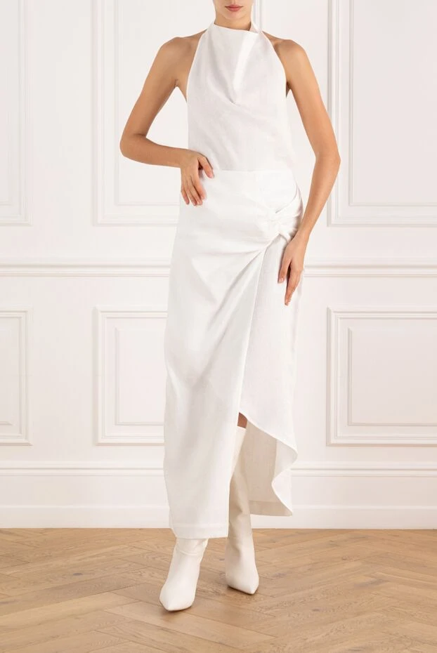 Alex Riviere white off-shoulder skirt suit 184848 - photo 2