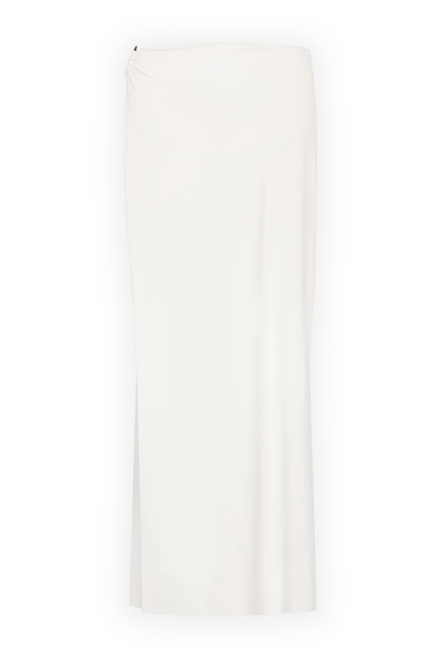 Alex Riviere white maxi skirt with high slit 184852 - photo 1