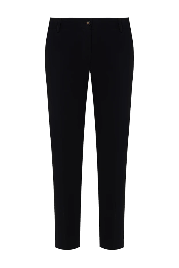 Dolce & Gabbana women's tapered black wool trousers 184869 - photo 1