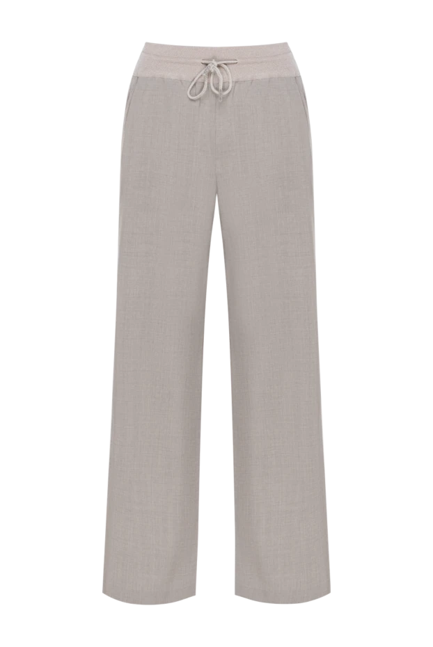 Panicale pants with drawstrings for women beige 184888 - photo 1