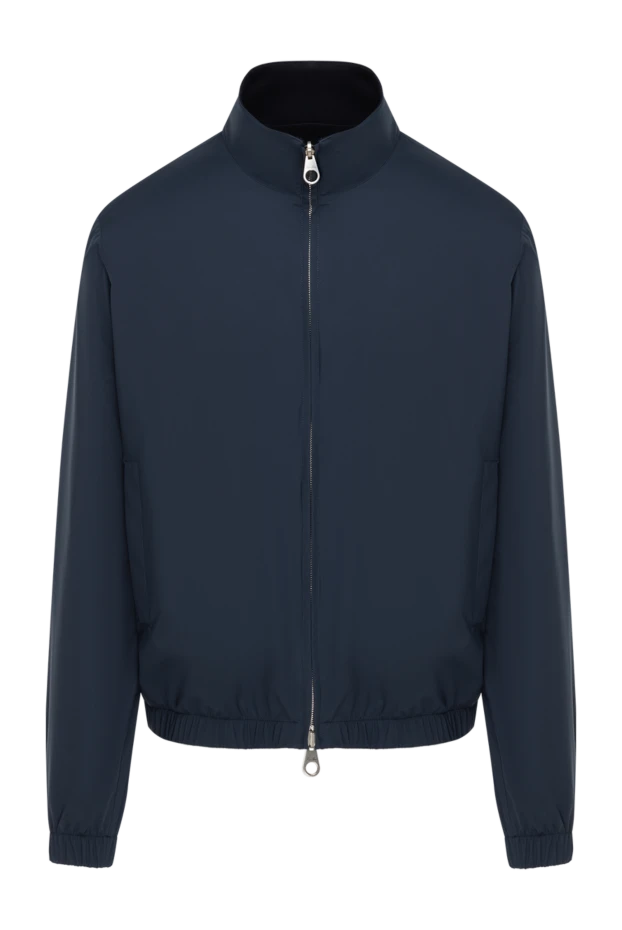 Loro Piana men's blue nylon jacket with stand collar 184916 - photo 1