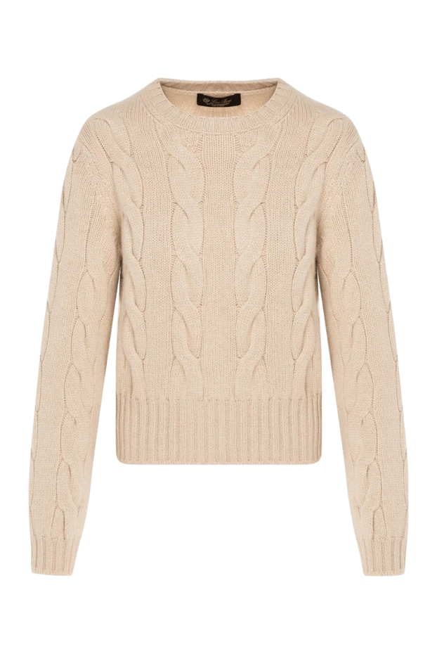 Loro Piana beige cashmere jumper for women 184923 - photo 1